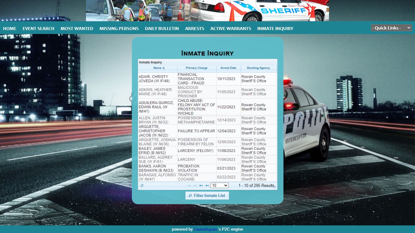 Rowan County Sheriff's Office P2C